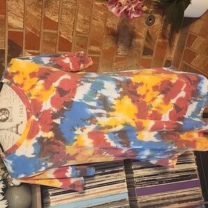 ‼️50%_5+Bundles‼️ Zenana Outfitters Orange Yellow Relaxed Short Sleeve Tee B2